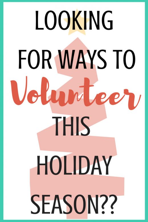 looking for way to volunteer this holiday season
