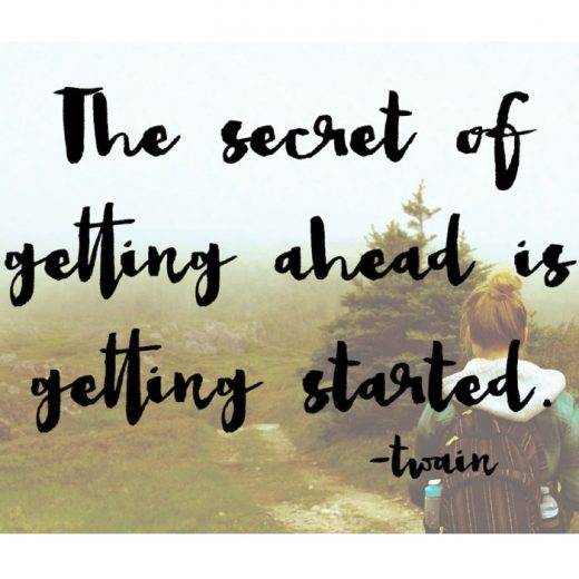 secret of getting ahead mark twain