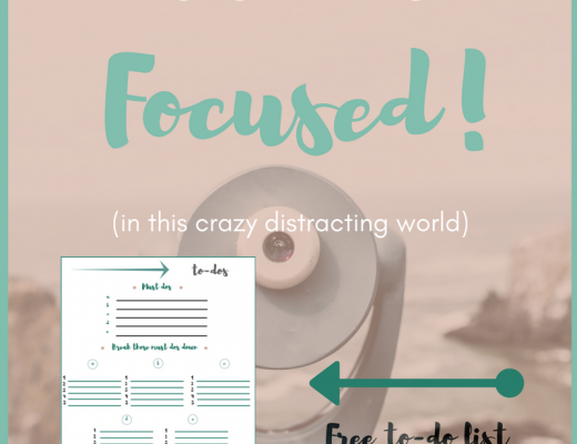 Your training guide to staying focused in this crazy distracting world.